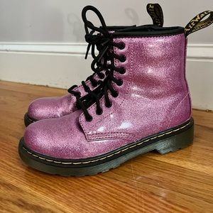 Adorable pink sparkly Dr. Marten’s, size 2